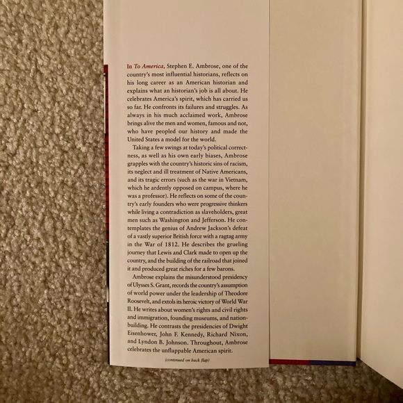 “To America: Personal Reflections” by S. Ambrose - Picture 2 of 4